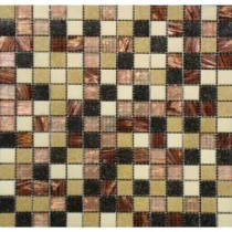MS International Desert Sunset Mosaic 3/4 in. x 3/4 in. Glass Floor and Wall Tile