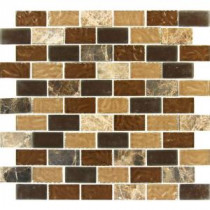MS International Sonoma Blend 12 in. x 12 in. Glass/Stone Mesh-Mounted Mosaic Tile