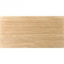 Elite Trav Dore Plank 16 in. x 32 in. Filled and Honed Travertine Floor Tile (7.10 sq. ft. / case)