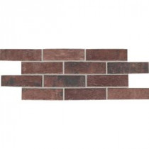 Daltile Union Square Courtyard Red 4 in. x 8 in. Ceramic Paver Floor and Wall Tile (8 sq. ft. / case)
