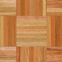 Armstrong Bruce American Home Natural Oak Parquet Hardwood Flooring - 5 in. x 7 in. Take Home Sample