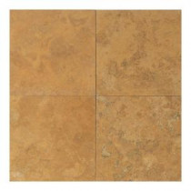 Daltile Travertine Sienna Gold 18 in. x 18 in. Natural Stone Floor and Wall Tile (9 sq. ft. / case)