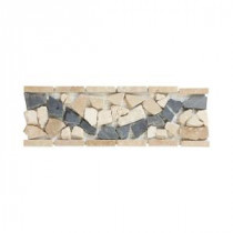 Jeffrey Court Ravenna Stone Strip 4 in. x 12 in. Travertine Accent and Wall Trim Tile