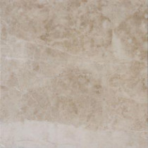 MS International Crema Cappuccino 12 in. x 12 in. Beige Polished Marble Floor and Wall Tile (5 sq. ft. /case)