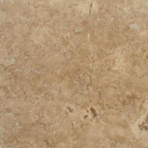 MS International Walnut Blend 18 In. x 18 In. Honed-Filled Travertine Floor & Wall Tile