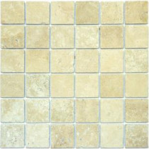 MS International 2 In. x 2 In. Chiaro Travertine Mosaic Floor & Wall Tile