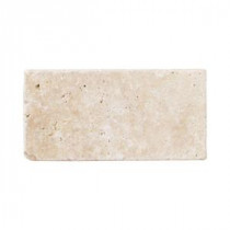Jeffrey Court Light Travertine 3 in. x 6 in. Floor/Wall Tile (8pieces/1 sq. ft./1pack)