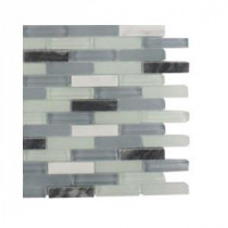 Splashback Tile Cleveland Bendemeer Mini Brick Mixed Materials Floor and Wall Tile - 6 in. x 6 in. Tile Sample