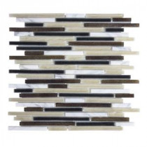 Jeffrey Court Cloud 9 13-7/8 in. x 11-7/8 in. Glass Stone Mosaic Wall Tile