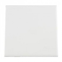 Daltile Colour Scheme Arctic White Solid 6 in. x 12 in. Porcelain Cove Base Trim Floor and Wall Tile