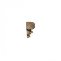 Daltile Fashion Accents Noce Bead 2 in. x 2 in. Travertine Chair Rail Corner Wall Tile