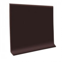 ROPPE Pinnacle Rubber Brown 4 in. x 1/8 in. x 48 in. Cove Base (30 Pieces / Carton)