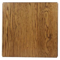 Ludaire Speciality Tile Hickory Natural (Wire Brushed) Engineered Hardwood Tile Flooring -12 in. x 12 in. Take Home Sample