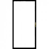 Grisham 310 Series 32 in. x 80 in. Black Full View Security Door