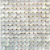 Solistone Pillow Glass Opalescent 12 In. x 12 In. x 9.5mm Accent Glass Mosaic Wall Tile (10 sq. ft. / Case)