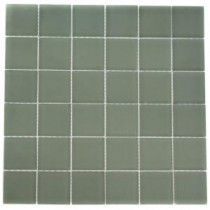 Splashback Tile 12 in. x 12 in. Contempo Seafoam Frosted Glass Tile