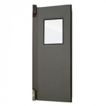 Aleco ImpacDor HD-175 1-3/4 in. x 48 in. x 96 in. Charcoal Gray Impact Door