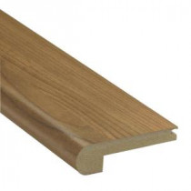Fruitwood Spice 0.79 in. Depth 2.0 in. Width x 94 in. Length Flush Beveled Stairnose Molding