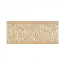 Daltile Brixton Sand 4 in. x 9 in. Ceramic Decorative Accent Wall Tile