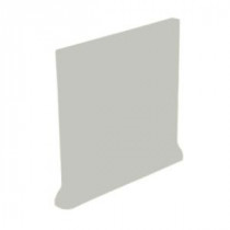 U.S. Ceramic Tile Color Collection Matte Taupe 4-1/4 in. x 4-1/4 in. Ceramic Stackable Right Cove Base Wall Tile