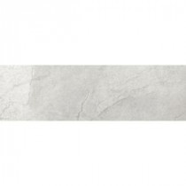 Emser Boca Gray 3 in. x 12 in. Single Bullnose Porcelain Floor and Wall Tile