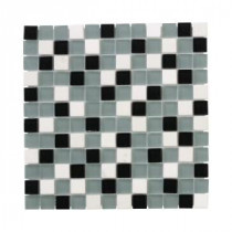 Jeffrey Court Nordic Carrara Glass Mosaics 12 in. x 12 in. Glass Wall / Floor Tile