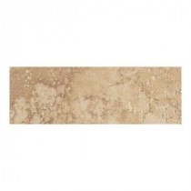 Daltile Canaletto Noce 3 in. x 13 in. Porcelain Bullnose Floor and Wall Tile