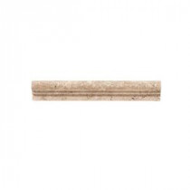 Jeffrey Court Noce Travertine 2 in. x 12 in. Accent Crown (1 lin. ft. per pc.)