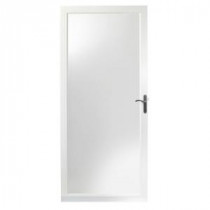 Andersen 3000 Series 36 in. White Full-View Tall Storm Door with Oil Rubbed Bronze Hardware