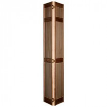 Home Fashion Technologies 6-Panel MinWax Special Walnut Solid Wood Interior Bifold Closet Door