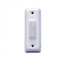 IQ America Wired Lighted Doorbell Push Button - Deco White
