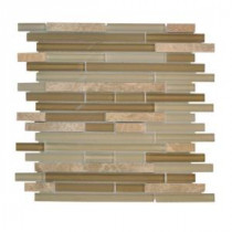 Jeffrey Court Country Winds Pencil 12 in. x 12 in. Kitchen & Wall Glass Tile