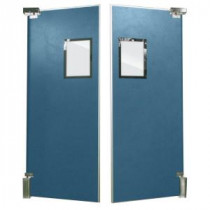 Aleco ImpacDor FS-500 3/4 in. x 96 in. x 96 in. Royal Blue Wood Core Impact Door
