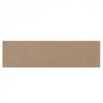 Daltile Identity Imperial Gold Grooved 4 in. x 24 in. Polished Porcelain Bullnose Floor and Wall Tile