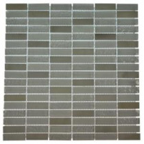Splashback Tile Contempo Condensation Blend 12 in. x 12 in. Glass Mosaic Floor and Wall Tile