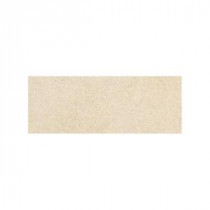 Daltile City View Harbour Mist 3 in. x 12 in. Porcelain Bullnose Floor and Wall Tile