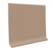 ROPPE 700 Series Buckskin 4 in. x 1/8 in. x 48 in. Thermoplastic Rubber Cove Base (30-Pieces)