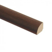 Zamma Maple Chocolate 5/8 in. Thick x 3/4 in. Wide x 94 in. Length Laminate Quarter Round Molding