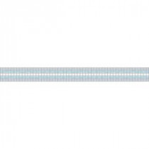 Mosaic Loft Horizontal Breeze Border 117.5 in. x 4 in. Glass Wall and Light Residential Floor Mosaic Tile