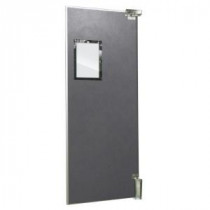 Aleco ImpacDor FS-500 3/4 in. x 48 in. x 96 in. Charcoal Gray Wood Core Impact Door