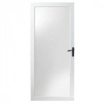 Andersen 4000 Series 36 in. White Full-View Storm Door Insulated Glass with Oil Rubbed Bronze Hardware