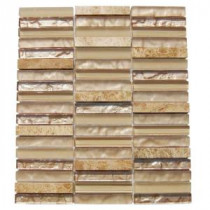 Splashback Tile Sandstorm 12 in. x 12 in. Mixed Materials Floor and Wall Tile