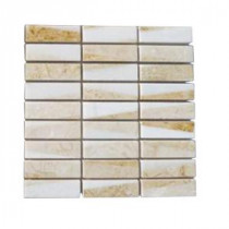 Splashback Tile Great Ulysses Marble Floor and Wall Tile - 6 in. x 6 in. Tile Sample
