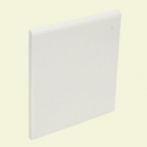 U.S. Ceramic Tile Color Collection Bright White Ice 4-1/4 in. x 4-1/4 in. Ceramic Surface Bullnose Wall Tile