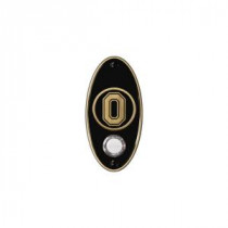 NuTone College Pride Ohio State University Wireless Door Chime Push Button - Antique Brass
