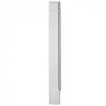 Fypon 90 in. x 5-1/2 in. x 3 in. Pilaster Plain Molded Plinth Smooth