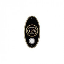 NuTone College Pride University of North Carolina Wireless Door Chime Push Button - Antique Brass