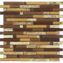 EPOCH Varietals Aligote-1650 Stone And Glass Blend Mesh Mounted Floor & Wall Tile - 4 in. x 4 in. Tile Sample