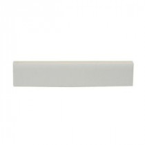 U.S. Ceramic Tile Bright Snow White 3/4 in. x 6 in. Ceramic Liner Bar Wall Tile