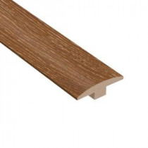 Home Legend Wire Brushed Heritage Oak 3/8 in. Thick x 2 in. Wide x 78 in. Length Hardwood T-Molding